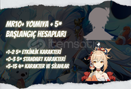 EU | MR10+ Yoimiya + 5* - Başlangıç Hesapları EU | MR10+ Yoimiya + 5* - Başlangıç Hesapları