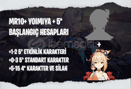 EU | MR10+ Yoimiya + 5* - Başlangıç Hesapları