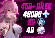 EU | MR50 450+ dilek 40000 primogem 89+49 yazgı