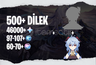 EU | MR50+ Ganyu + 5* ve 46000 Köken