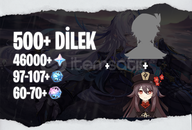 EU | MR50+ Hu Tao + 5* ve 46000 Köken