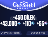 EU MR51 +43000 Köken +450 Dilek 110+55 Yazgı