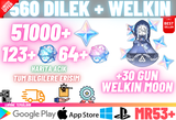 EU | MR53 560+ Dilek + 30 Gün Welkin Moon * OTO