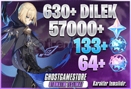EU | MR55 630+Dilek 57000 Primogem 133+64 Yazgı