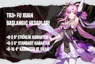 EU | TB3+ Fu Xuan - Başlangıç Hesapları