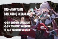 EU | TB3+ Jing Yuan - Başlangıç Hesapları