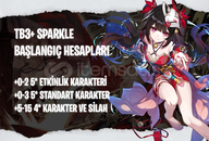 EU | TB3+ Sparkle - Başlangıç Hesapları
