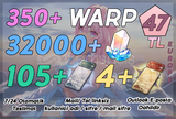 EU | TL47 350+WARP 32000+ Jade + 105 +4 Pass