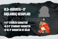EU | UL3+ Augusta + Seçtiğiniz 5* Karakter