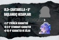EU | UL3+ Cantarella + Seçtiğiniz 5* Karakter