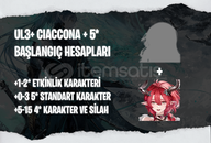 EU | UL3+ Ciaccona + Seçtiğiniz 5* Karakter