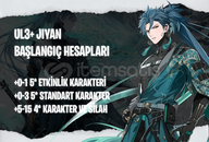 EU | UL3+ Jiyan - Başlangıç Hesapları EU | UL3+ Jiyan - Başlangıç Hesapları