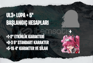 EU | UL3+ Lupa + Seçtiğiniz 5* Karakter