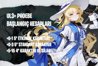 EU | UL3+ Phoebe - Başlangıç Hesapları
