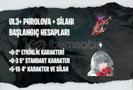 EU | UL3+ Phrolova + Kendi Silahı - Başlangıç