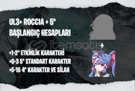 EU | UL3+ Roccia + Seçtiğiniz 5* Karakter