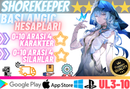 EU | UL3 Shorekeeper - Temiz Başlangıç Hesaplar