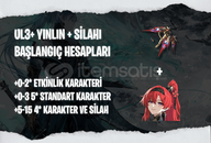 EU | UL3+ Yinlin + Kendi Silahı - Başlangıç