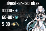 EU | UL30 Jinhsi + 5* + 10000 Astrite 60-5-5