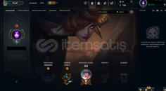 EUNE Unranked | 4 Kostüm - 36 Hero | LoL Hesap