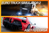 Euro Truck Simulator 2 + Asetto Corsa