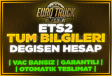 Euro Truck Simulator ETS2 Herşeyi Değişen Hesap