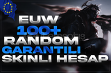 ⭐ EUW 100-1000 Skin Random Hesap Garantili ⭐