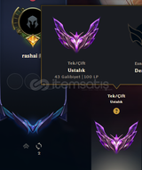 EUW 100 LP YÜKSEK MMR MASTER HESAP 3 SEZONDUR 