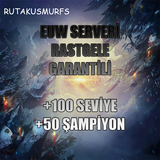 EUW +100 SEVİYE +50 ŞAMPİYON RANDOM HESAP