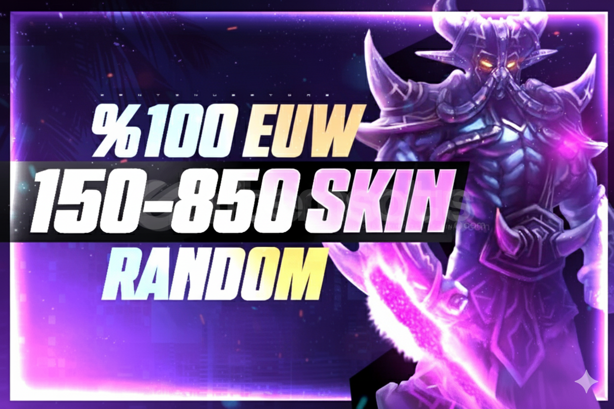 ⭐️EUW 150-850 Skin LoL Random Hesap ⭐️ ⭐️EUW 150-850 Skin LoL Random Hesap ⭐️