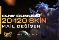 EUW⭐20-120 SKIN | 30 LEVEL | MAIL DEGISEN ⭐