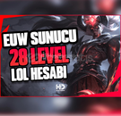 EUW 28 LVL ACC / HANDMADE HESAP / 