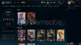 EUW | 282 KOSTÜM 374 LEVEL IRON IV MAİL HESAP