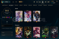 EUW / 283 SKİN 145 HERO 117 LVL HESAP
