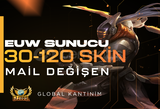 EUW⭐30-120 SKIN | 30 LEVEL | MAIL DEGISEN ⭐