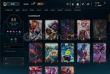 EUW 311LVL 167 Hero - 88 Skin + FULL VALORANT