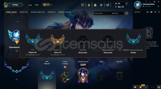 ⭐EUW+335SKIN+330LVL+2014HESAP+172CHAR+86K ÖZ⭐