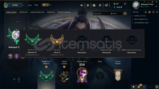 EUW | 371 KOSTÜM VE 389 LEVEL EFSANE MAİL HESAP