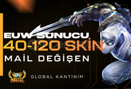 EUW⭐40-120 SKIN | 30 LEVEL | MAIL DEGISEN ⭐