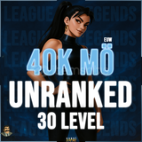 ⭐️ EUW +40K MAVİ ÖZ 30 LEVEL UNRANKED ⭐️