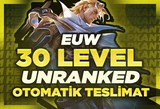 ⭐️EUW +40K MAVİ ÖZ 30 LEVEL UNRANKED⭐️