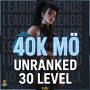 ⭐️ EUW +40K MAVİ ÖZ 30 LEVEL UNRANKED⭐️