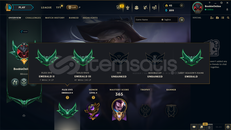 EUW | 46 SKİN | ZÜMRÜT 3 | %81 WİNRATE !