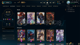 EUW | 612 KOSTÜM 399 LEVEL 21K+ ÖZ MAİL HESAP