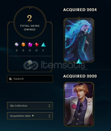 EUW | 645 RP | 25LV | KATA SKINLI 