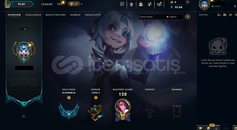 EUW 75 WR Plat 3 | 3 Kostüm - 20K Mö |LoL Hesap