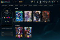 EUW / 88 SKİN 116 HERO 173 LVL HESAP