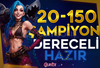 ⭐️[EUW] DERECELİ HAZIR 20+ ŞAMPİYON 30+ LEVEL⭐️