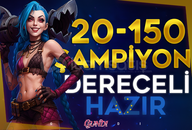 ⭐️[EUW] DERECELİ HAZIR 20+ ŞAMPİYON 30+ LEVEL⭐️