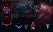 EUW Elmas 4 OTP 2M Sion 350+ kostümlü hesap